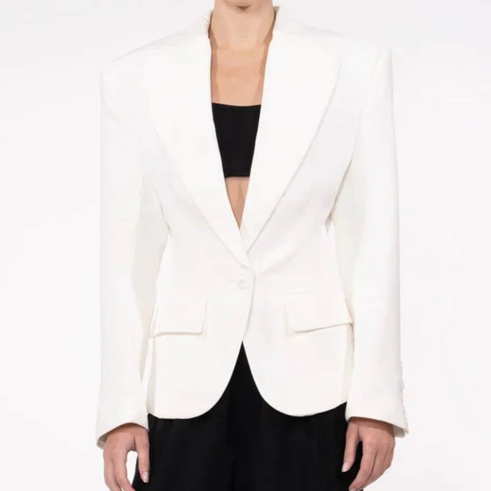 Nonchalant label Women’s Jax Blazer White Size L NWT